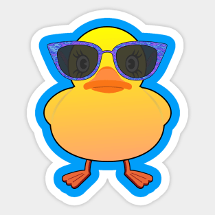 Rubber Duck sunglasses Sticker